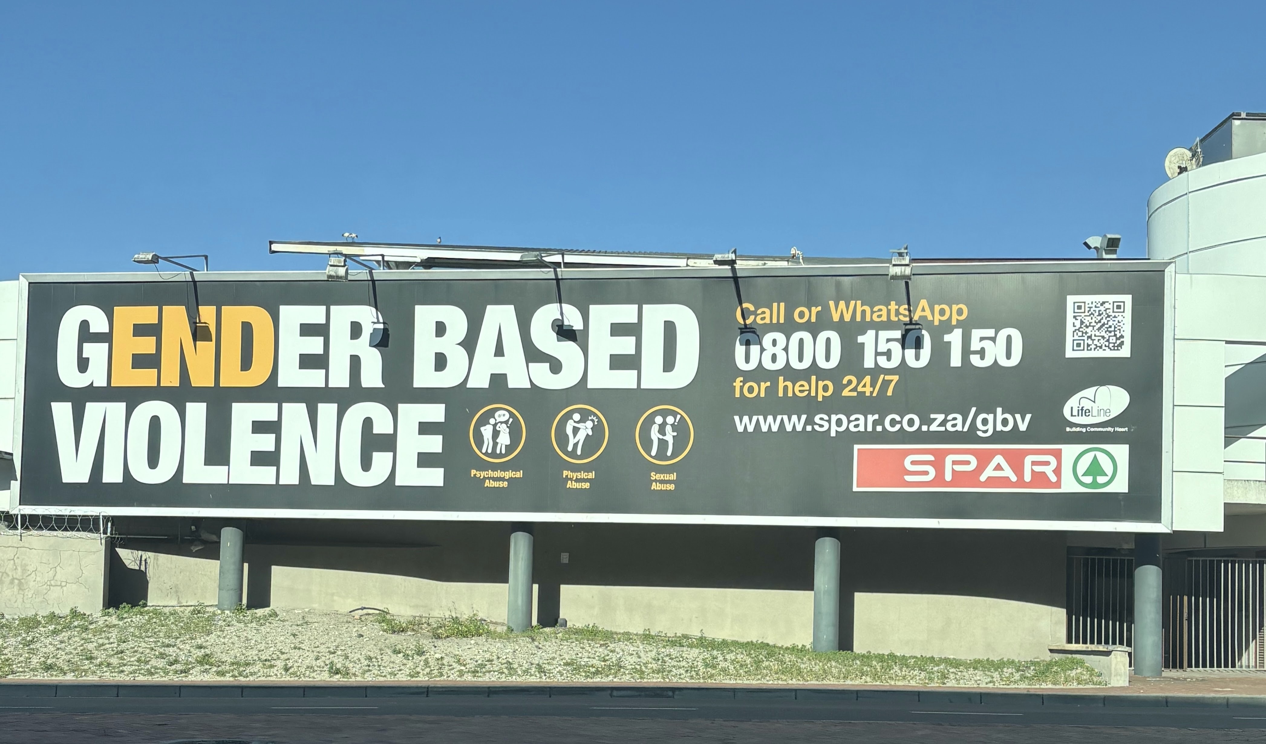 GBV billboard Capetown Jhumka Gupta 1