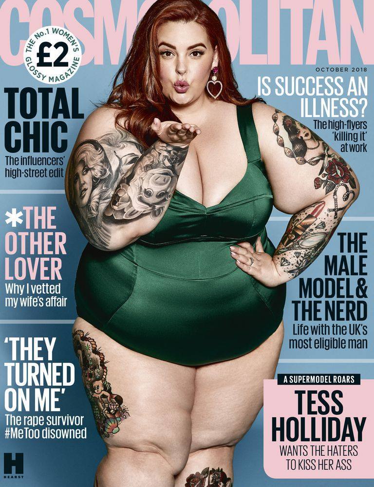 The importance of plus-size model Tess Holliday's Cosmopolitan cover -  Women's Media Center