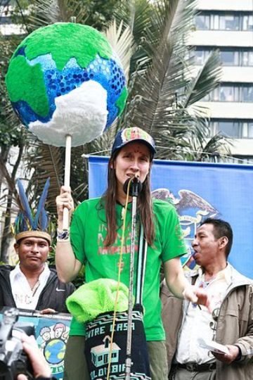 Andrea Echeverri contra el calentamiento global en Bogotá Carlos Adampol Galindo