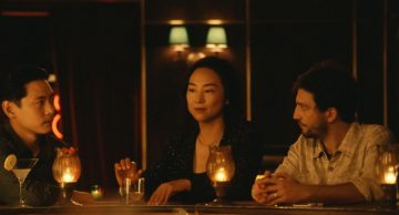 Teo Yoo Greta Lee and John Magaro in Past Lives Photo courtesy of A24