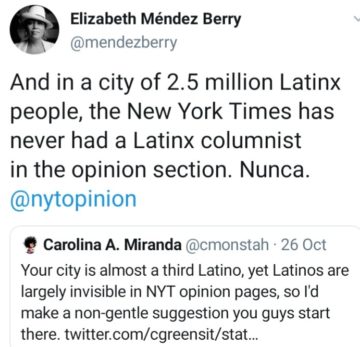 Tweetabout NYT Elizabeth Mendez Berry