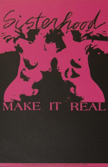 Wmc features WSW poster 1976 sisterhood2 female nude pink 032024