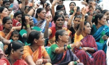 Wmc features Women cheer during an event organised by the Dalit feminist movement 042226