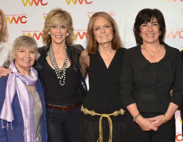 Jane Fonda Robin Morgan Gloria Steinem Christiane Amanpour By Mike Coppola GETTY