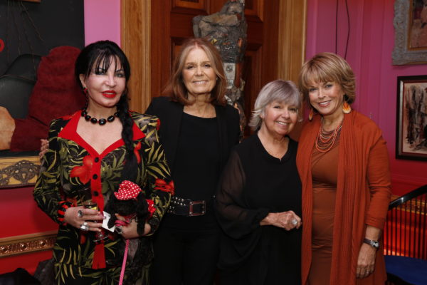 Loreen Arbus Gloria Steinem Robin Morgan and Pat Mitchell Photo by Mike Coppola for Getty JPG