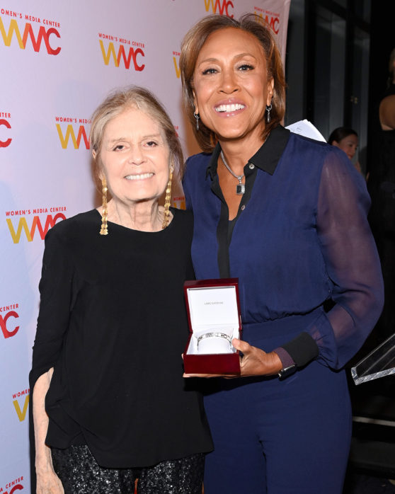 Gloria Steinem and Robin Roberts