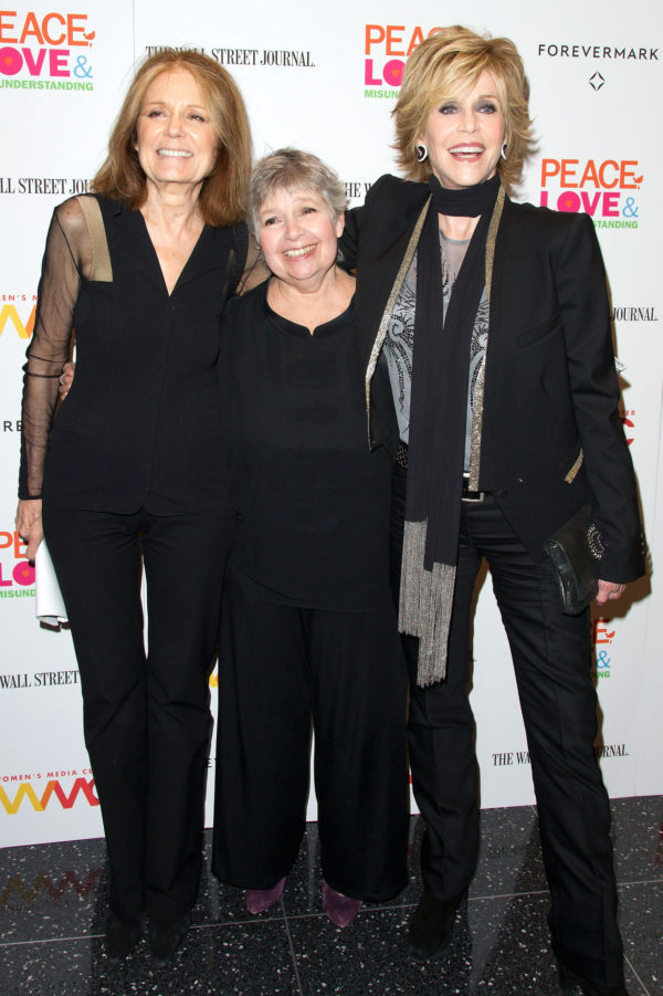 Gloria Steinem Robin Morgan and Jane Fonda Photo by Ben Hider for Getty