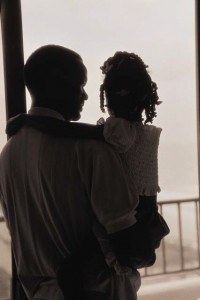 Black Father And Daughter 200X300
