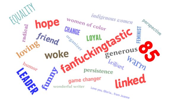 Joanne Edgar Wordcloud For Gloria