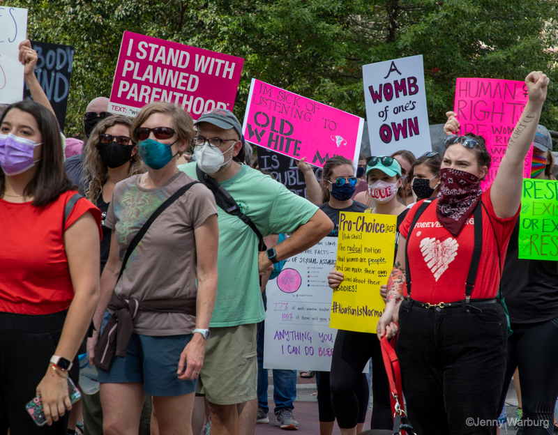 Wmc features abortion rights protest durham 10 2 21 jenny warburg